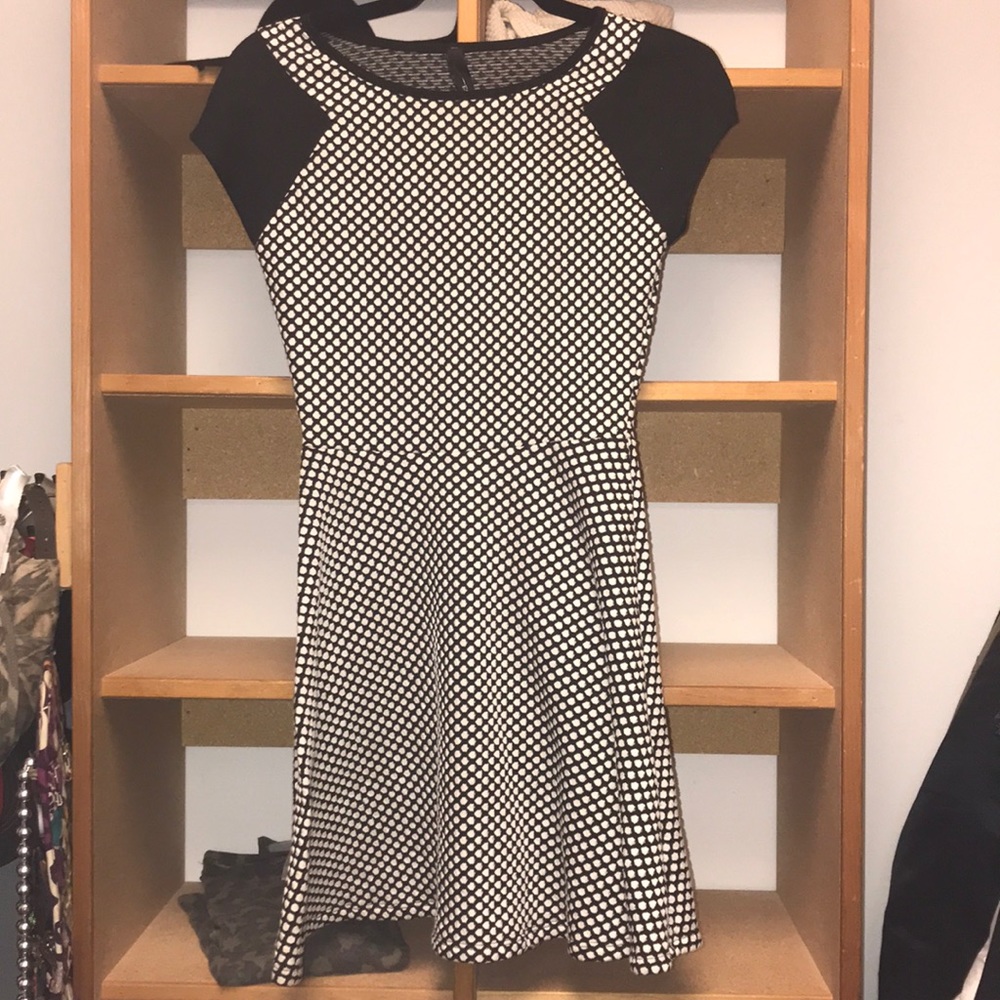 NWT BLACK AND WHITE DRESS